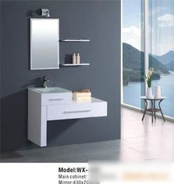 廠家直銷各款精美浴室柜，wx-1001展現衛浴空間簡約現代風